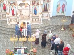 Престольный праздник верхнего храма прихода агрогородка Обухово