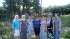 Священник совершил молебен на месте разрушенного храма деревни Пруды