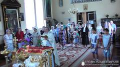 Крестный ход на приходе храма великомученика Димитрия Солунского агрогородка Малая Берестовица