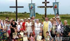 Крестный ход на приходе храма великомученика Димитрия Солунского агрогородка Малая Берестовица