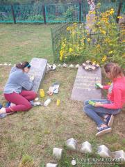 Воспитанники воскресной школы храма агрогородка Обухово приняли участие в акции «Помни о вечном»