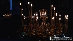 Архиепископ Артемий возглавил всенощное бдение праздника Успения Пресвятой Богородицы в кафедральном соборе Гродно