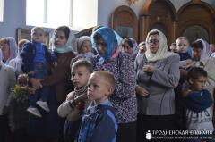 В день Успения Пресвятой Богородицы архиепископ Артемий совершил литургию в храме агрогородка Коптевка