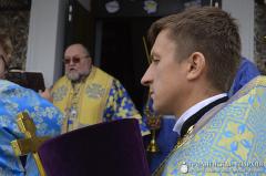В день Успения Пресвятой Богородицы архиепископ Артемий совершил литургию в храме агрогородка Коптевка