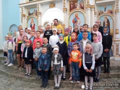 Молебен на начало нового учебного года в храме агрогородка Обухово