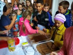 Первое занятие в воскресной школе храма иконы Божией Матери «Всех скорбящих Радость» города Мосты