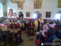 Молебен на начало учебного года в воскресной школе Владимирской церкви города Гродно