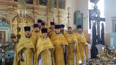 В храме деревни Индура состоялось соборное богослужение духовенства Скидельского благочиния