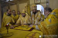 Архиепископ Артемий возглавил торжества по случаю 610-летия храма Архангела Михаила в деревне Сынковичи