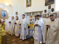 В храме деревни Подороск состоялось соборное богослужение духовенства Волковысского благочиния