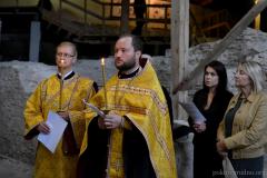 Святары Пакроўскага сабора адзначылі 500-годдзе Беларускай Бібліі чытаннем акафіста Скарыны ў Ніжняй царкве Старога Замка