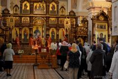 В праздник Усекновения главы Иоанна Предтечи в Покровском соборе совершили литургию и молебен о страждущих недугом винопития и наркомании