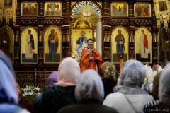 В праздник Усекновения главы Иоанна Предтечи в Покровском соборе совершили литургию и молебен о страждущих недугом винопития и наркомании