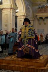 В канун праздника Рождества Пресвятой Богородицы архиепископ Артемий совершил всенощное бдение в Покровском соборе