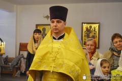Архиепископ Артемий совершил литургию в нижнем храме прихода Богоявления Господня города Щучин