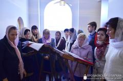 Архиепископ Артемий совершил литургию в нижнем храме прихода Богоявления Господня города Щучин