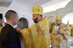 Архиепископ Артемий совершил литургию в нижнем храме прихода Богоявления Господня города Щучин