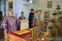 В день Воздвижения Креста Господня архиепископ Артемий посетил приход деревни Головачи