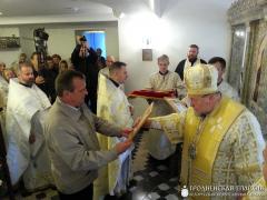 Архиепископ Артемий совершил чин освящения нижнего храма прихода Усекновения главы Иоанна Предтечи города Гродно