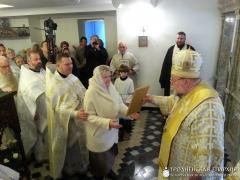 Архиепископ Артемий совершил чин освящения нижнего храма прихода Усекновения главы Иоанна Предтечи города Гродно