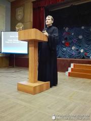 Клирик прихода Рождества Христова принял участие в родительском собрании в школе №32 города Гродно
