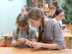В воскресной школе прихода агрогородка Квасовка прошли занятия, посвященные Покрову Пресвятой Богородицы