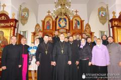 Урачыстае саборнае богаслужэнне Шчучынскага благачыння адбылося ў в. Дзембрава