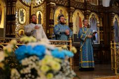 Накануне праздника Покрова Богородицы архиепископ Артемий возглавил всенощное бдение в кафедральном соборе Гродно