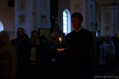 Накануне праздника Покрова Богородицы архиепископ Артемий возглавил всенощное бдение в кафедральном соборе Гродно