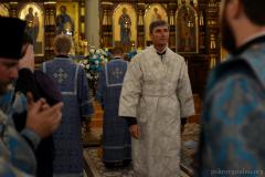 Накануне праздника Покрова Богородицы архиепископ Артемий возглавил всенощное бдение в кафедральном соборе Гродно