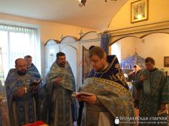 Соборное богослужение в храме Покрова Пресвятой Богородицы города Волковыска