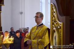 В день памяти новомучеников и исповедников Земли Белорусской архиепископ Артемий совершил литургию в храме города Скидель