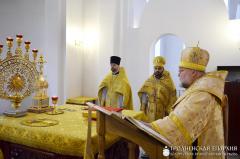 В день памяти новомучеников и исповедников Земли Белорусской архиепископ Артемий совершил литургию в храме города Скидель