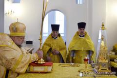 В день памяти новомучеников и исповедников Земли Белорусской архиепископ Артемий совершил литургию в храме города Скидель