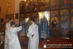 В храме иконы Божией Матери «Всех скорбящих Радость» города Мосты состоялось соборное богослужение духовенства Мостовского благочиния