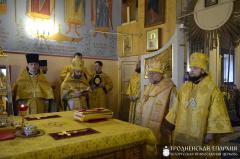 Архиепископ Артемий совершил литургию в агрогородке Вертелишки в сослужении председателя Синодального отдела по делам молодежи