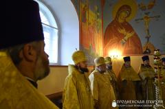 Архиепископ Артемий совершил литургию в агрогородке Вертелишки в сослужении председателя Синодального отдела по делам молодежи