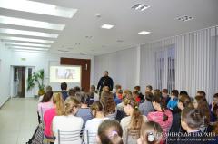 В Квасовской школе состоялась встреча с настоятелем местной церкви