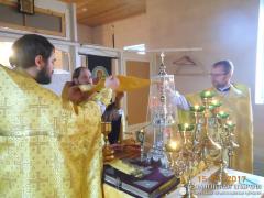 В поселке Радунь отпраздновали вторую годовщину со дня освящения храма