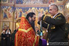 Представители военного отдела Гродненской епархии приняли участие в праздничной Божественной литургии, посвященной памяти Архистратига Божия Михаила