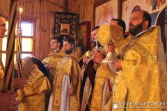 Праздничное богослужение в часовне в честь святителя Тихона, Патриарха Московского и всея Руси