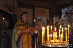 Праздничное богослужение в часовне в честь святителя Тихона, Патриарха Московского и всея Руси