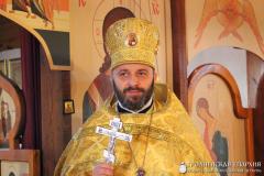 Праздничное богослужение в часовне в честь святителя Тихона, Патриарха Московского и всея Руси