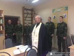 Настоятель и хор храма поселка Большая Берестовица посетили пограничную заставу №9