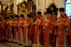 В день своего тезоименитства архиепископ Артемий совершил литургию в кафедральном соборе Гродно