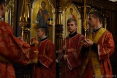 В день своего тезоименитства архиепископ Артемий совершил литургию в кафедральном соборе Гродно