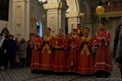 В день своего тезоименитства архиепископ Артемий совершил литургию в кафедральном соборе Гродно