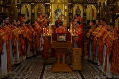 В день своего тезоименитства архиепископ Артемий совершил литургию в кафедральном соборе Гродно