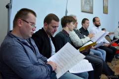 Заведующая кафедрой хорового дирижирования БГАМ Инесса Бодяко провела мастер-класс для Архиерейского хора Покровского собора