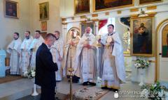 В храме святого Архистратига Михаила города Скидель состоялось соборное богослужение духовенства Скидельского благочиния